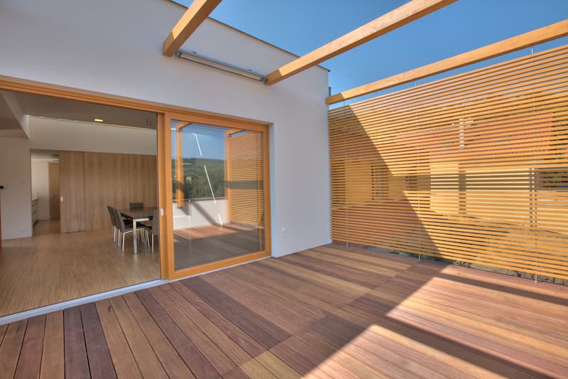 Terrassenboden aus Holz
